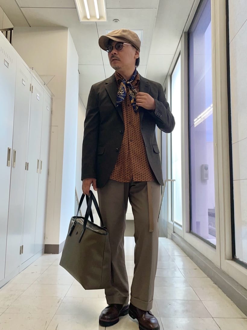 MAKOTO AIさんの「TAKEO KIKUCHI｜【None Of Stress】アクティブジャージ 千鳥 ジャケット」を使ったコーディネート