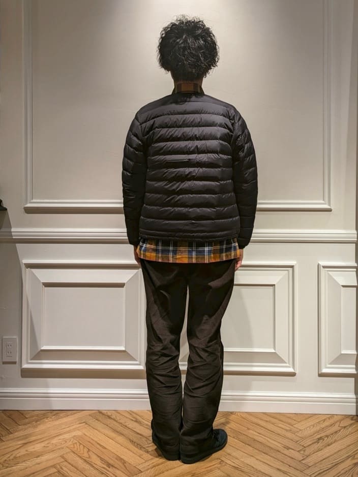 橋本さんの「DRESSTERIOR｜◆DANTON（ダントン）INNER DOWN CREWNECK JACKET｜ジャケット」を使ったコーディネート