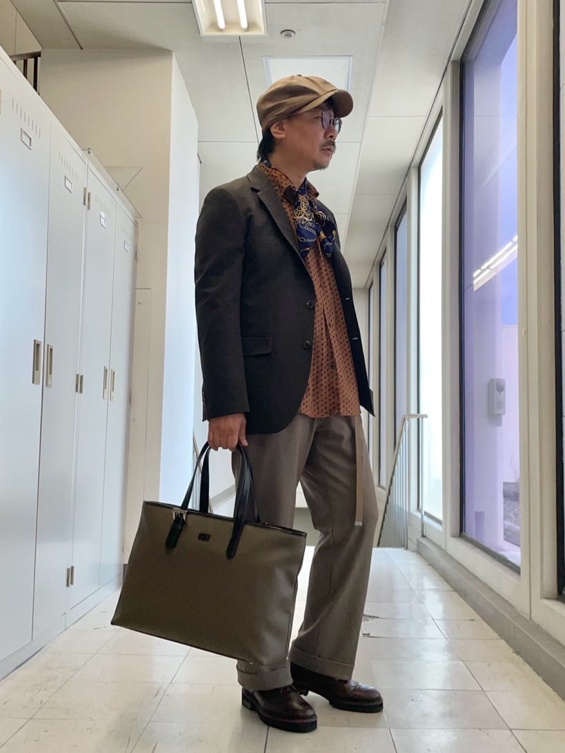 MAKOTO AIさんの「TAKEO KIKUCHI｜【None Of Stress】アクティブジャージ 千鳥 ジャケット」を使ったコーディネート