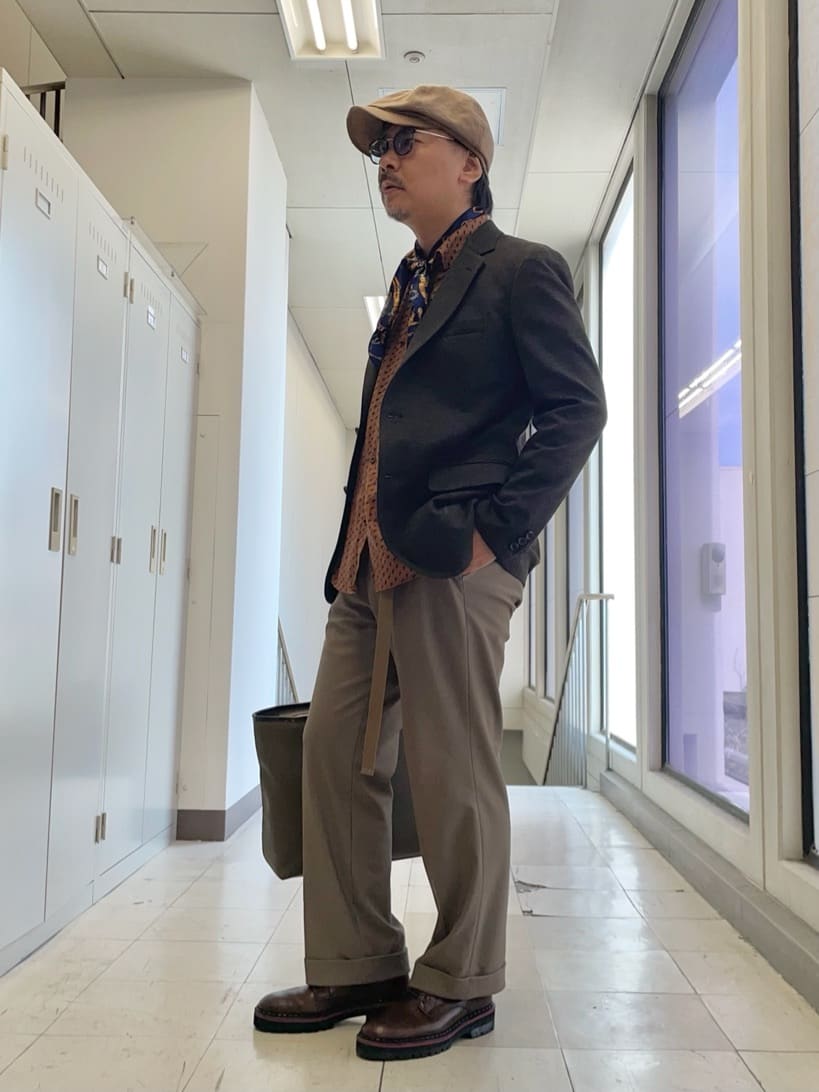 MAKOTO AIさんの「TAKEO KIKUCHI｜【None Of Stress】アクティブジャージ 千鳥 ジャケット」を使ったコーディネート