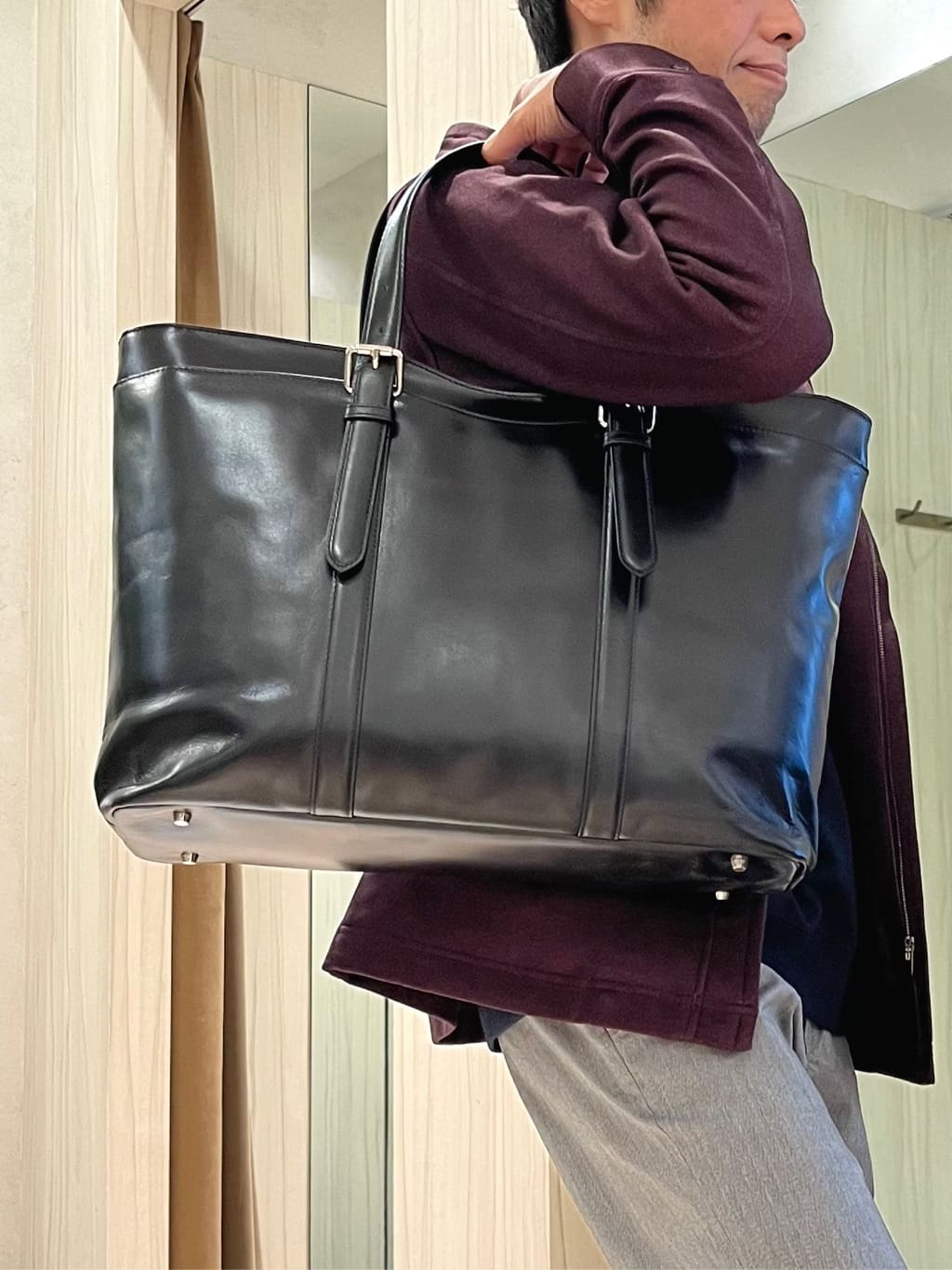 URAさんの「TAKEO KIKUCHI｜【Sサイズ～】ウォーム ミラノリブ オフネック プルオーバー」を使ったコーディネート