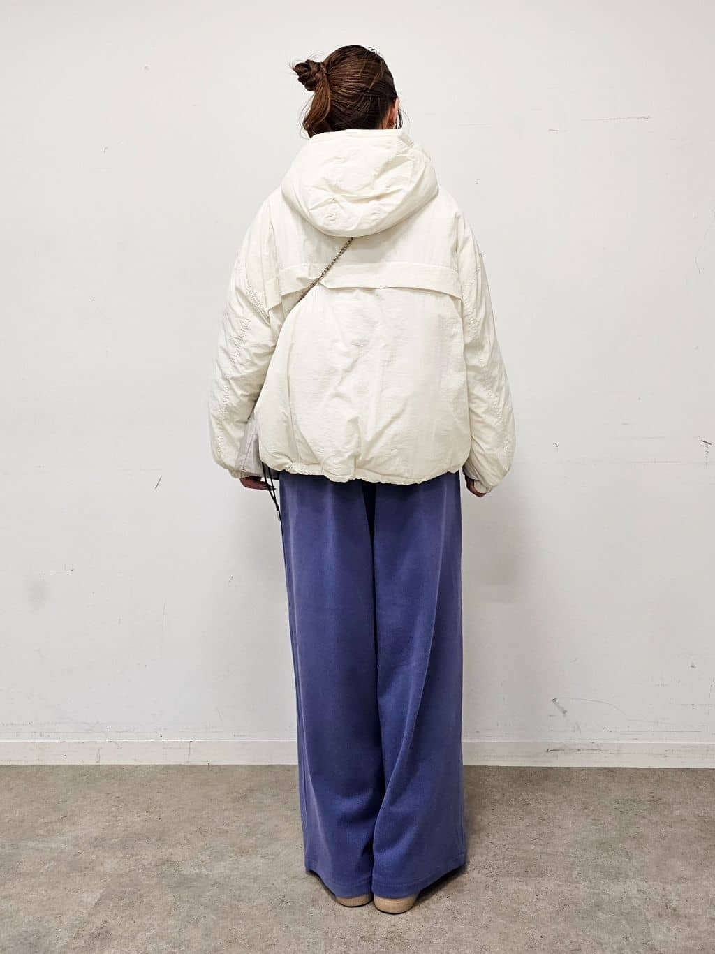 ゆゆさんの「SHOO･LA･RUE｜【撥水/あったか】たっぷり着られる 中綿モンスターショートコート」を使ったコーディネート