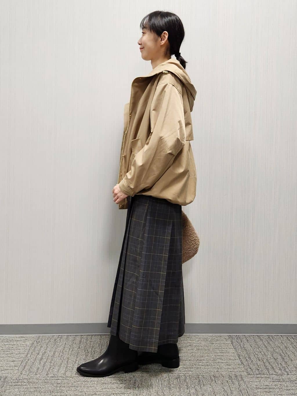 naraさんの「Dessin｜【洗える】Dサガラ刺繍ワッペン付きニット」を使ったコーディネート