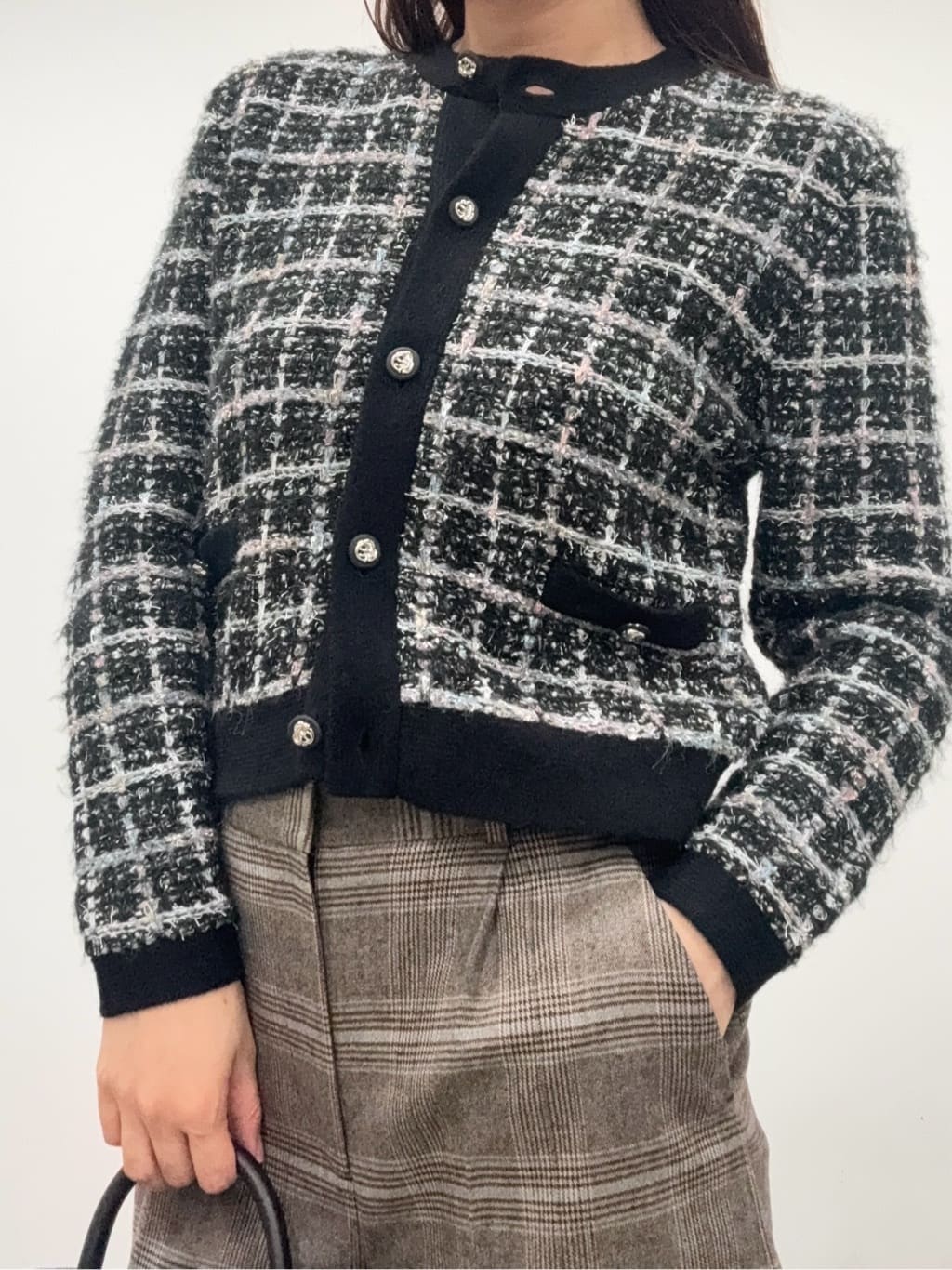 BUNさんの「DRESSTERIOR｜キルテッドショルダーバッグ」を使ったコーディネート