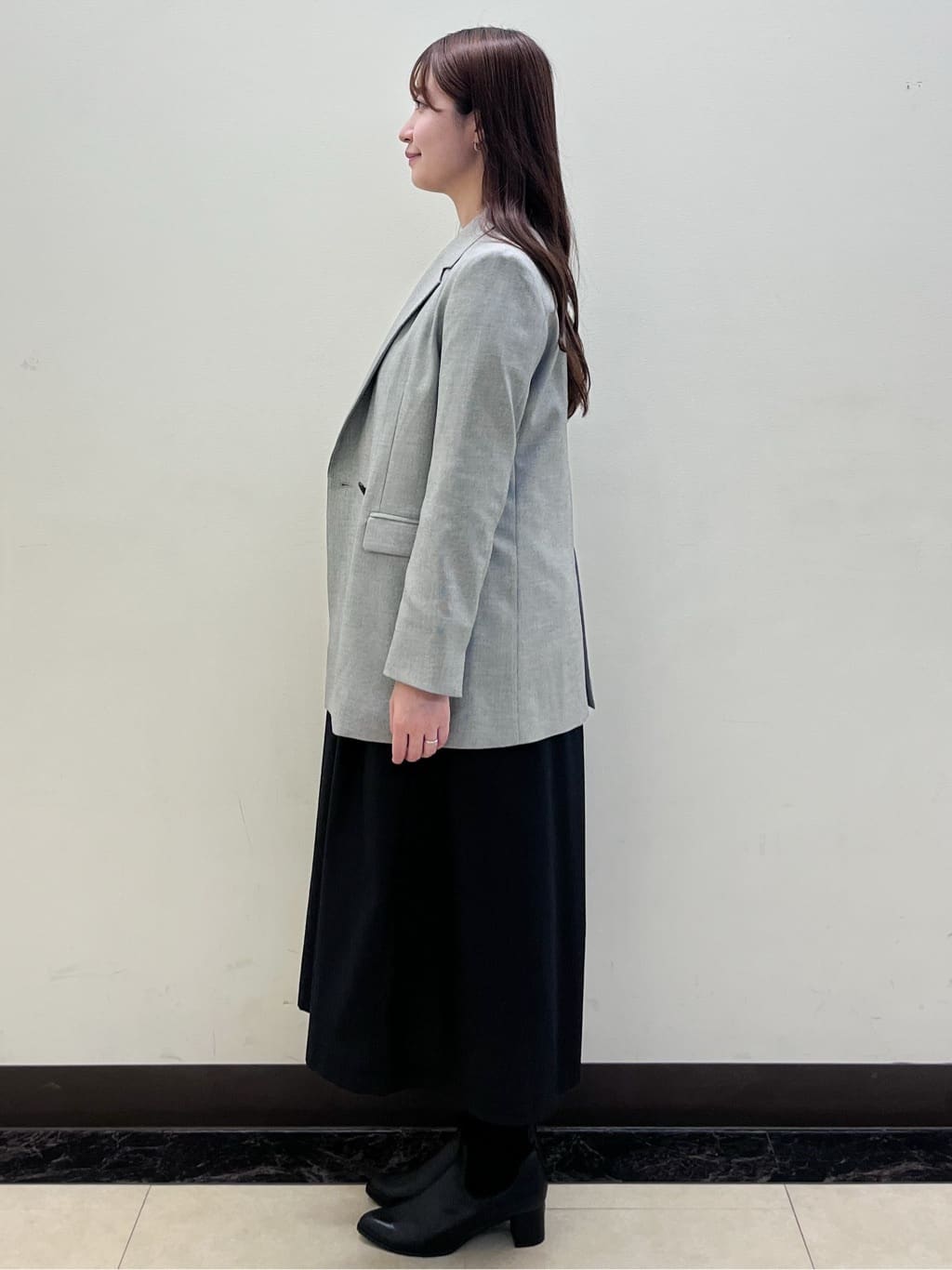 mikikoさんの「Reflect｜Y字シルエット淡水パールネックレス」を使ったコーディネート