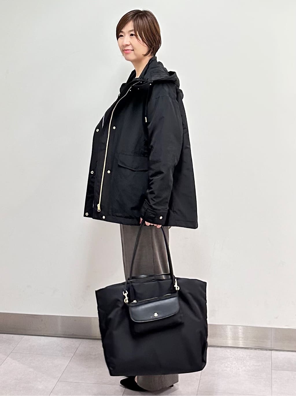 みなこさんの「UNTITLED｜【アンサンブル可/洗える】ウールミラノリブニット」を使ったコーディネート