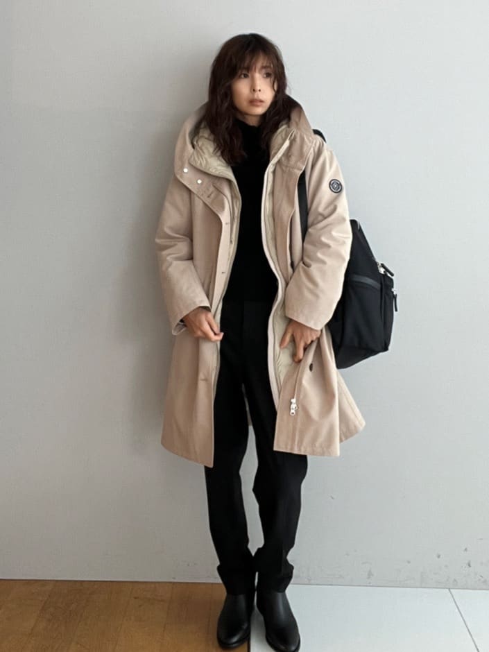 misaさんの「DRESSTERIOR｜◆【3WAY/撥水素材/インナー付/CLASSY.12月号掲載】3WAYダウンライナーコート」を使ったコーディネート