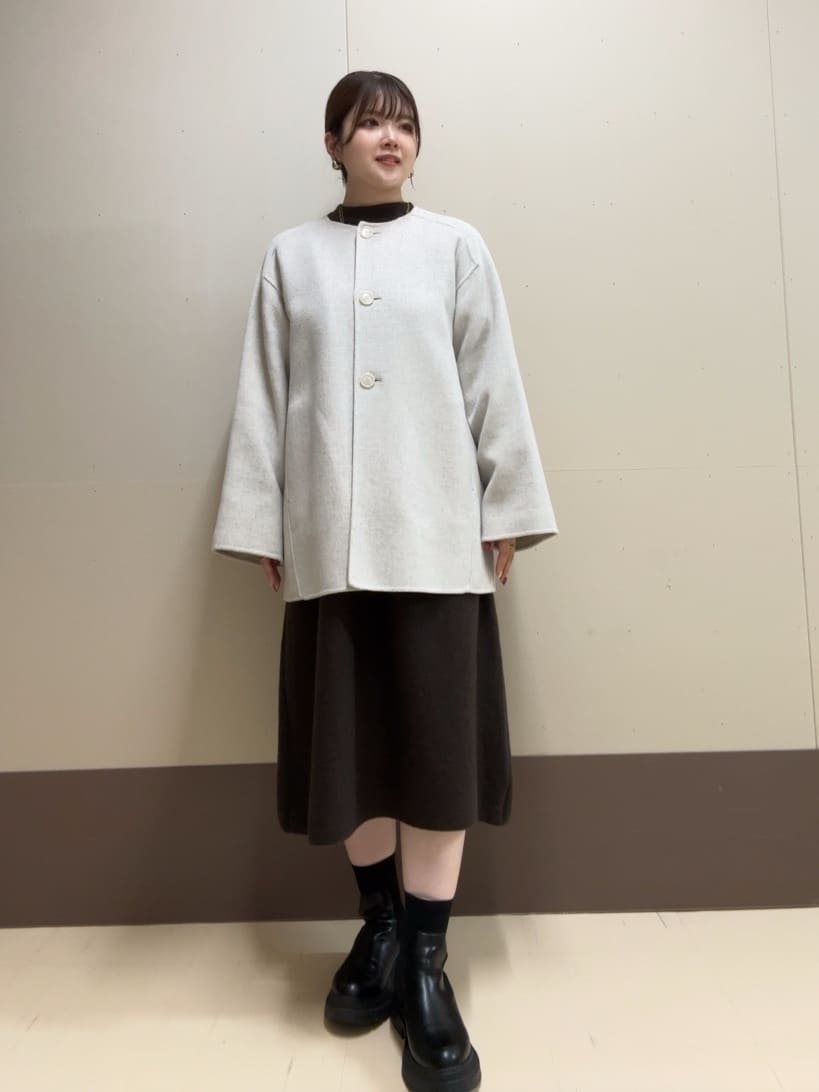 Atsumiさんの「UNTITLED｜【ミディ丈/軽やか】セミラグランリバー コート」を使ったコーディネート