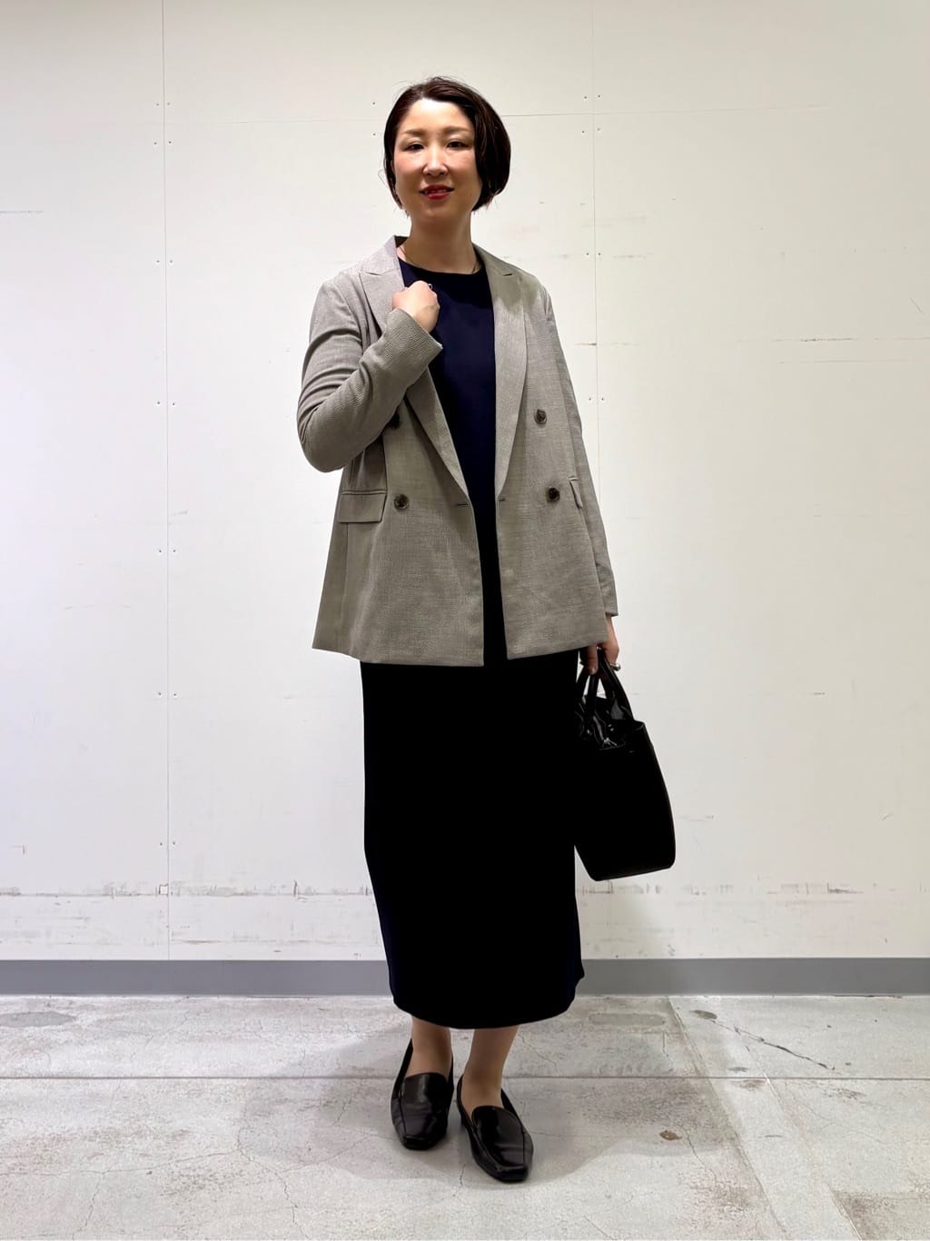 yuriさんの「INDIVI｜【SETUP可能／袖コンシャス】ダンボールジャージトップス」を使ったコーディネート