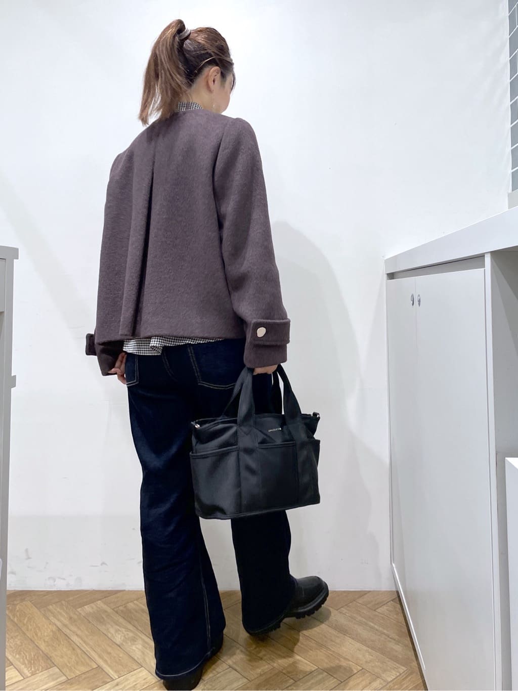 Junさんの「index｜アシンメトリーレイヤードボウタイブラウス【洗濯機OK／イージーアイロン／防シワ】《XS～3L》」を使ったコーディネート