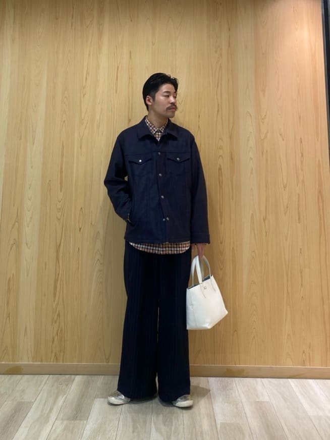 石井友也さんの「TAKEO KIKUCHI｜マルチギンガムチェック シャツ」を使ったコーディネート