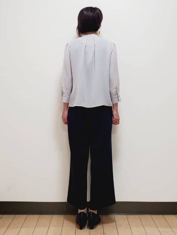 yuuさんの「Reflect｜【SS-4Lサイズ／通勤／セットアップ可】ノーカラージャケット」を使ったコーディネート