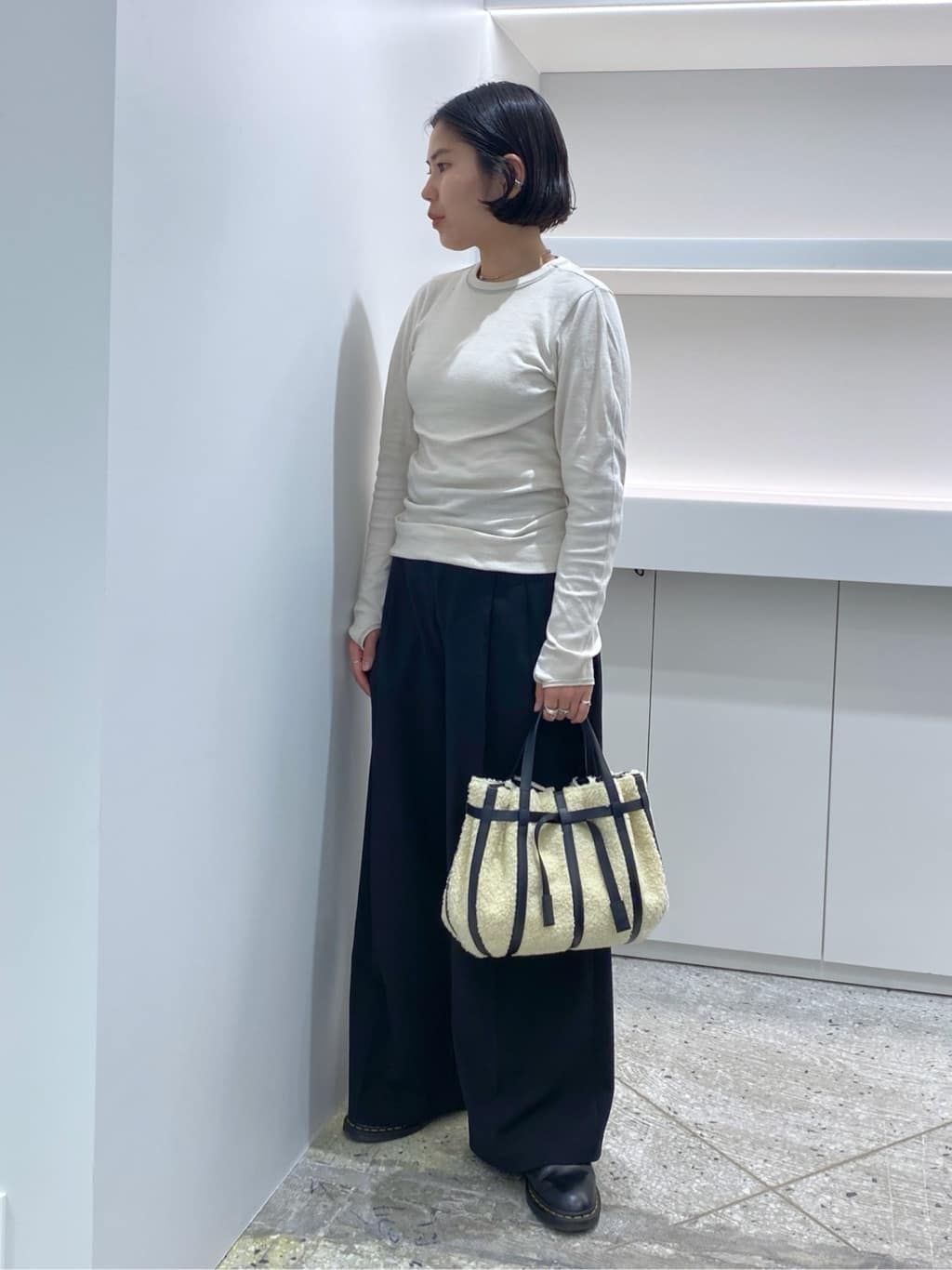 Uさんの「HIROKO HAYASHI｜PANIER COCCOLINA（パニエ コッコリーナ）ハンドバッグ」を使ったコーディネート