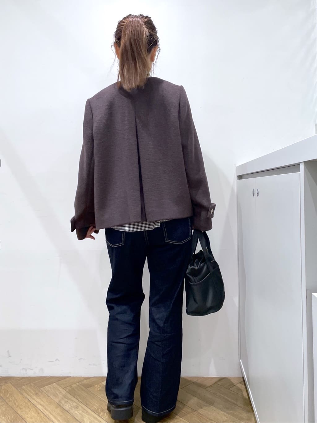 Junさんの「index｜アシンメトリーレイヤードボウタイブラウス【洗濯機OK／イージーアイロン／防シワ】《XS～3L》」を使ったコーディネート