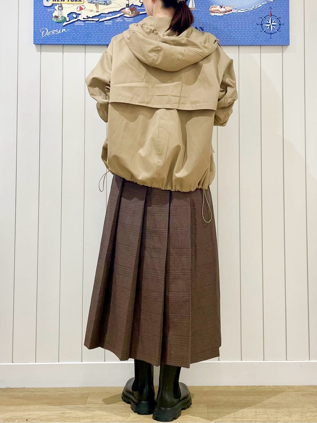 uwatokoさんの「Dessin｜【洗える】刺繍入りジャカードニット」を使ったコーディネート