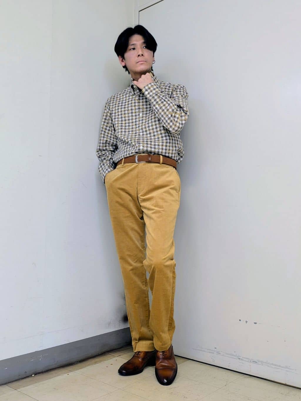 ryoさんの「TAKEO KIKUCHI｜チェックボーラーガーゼシャツ」を使ったコーディネート