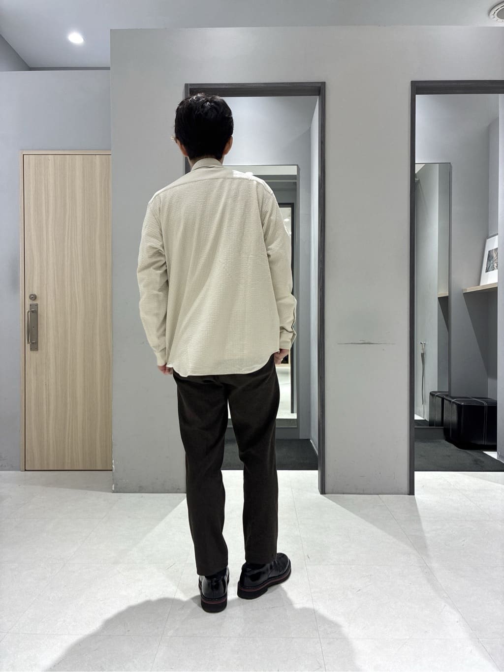 わいずみさんの「TAKEO KIKUCHI｜ストレッチ テーラードＴシャツ」を使ったコーディネート