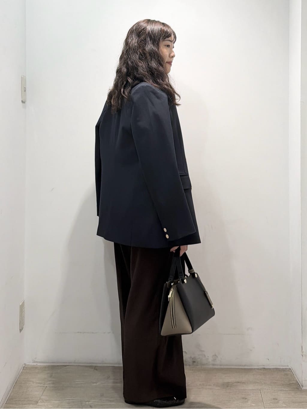 sumicaさんの「OPAQUE.CLIP｜タックデザインワイドパンツ【洗濯機OK】」を使ったコーディネート