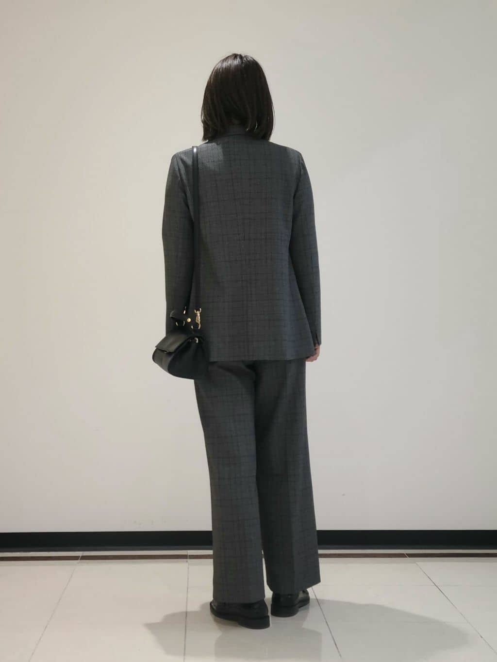 eriさんの「INDIVI｜【洗える／セットアップ可能】凹凸ストレッチ素材ダブルジャケット」を使ったコーディネート
