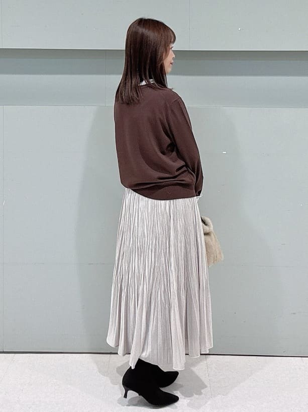 makiさんの「UNTITLED｜【着回しが効く／オンオフアウター】ウールショートコート」を使ったコーディネート
