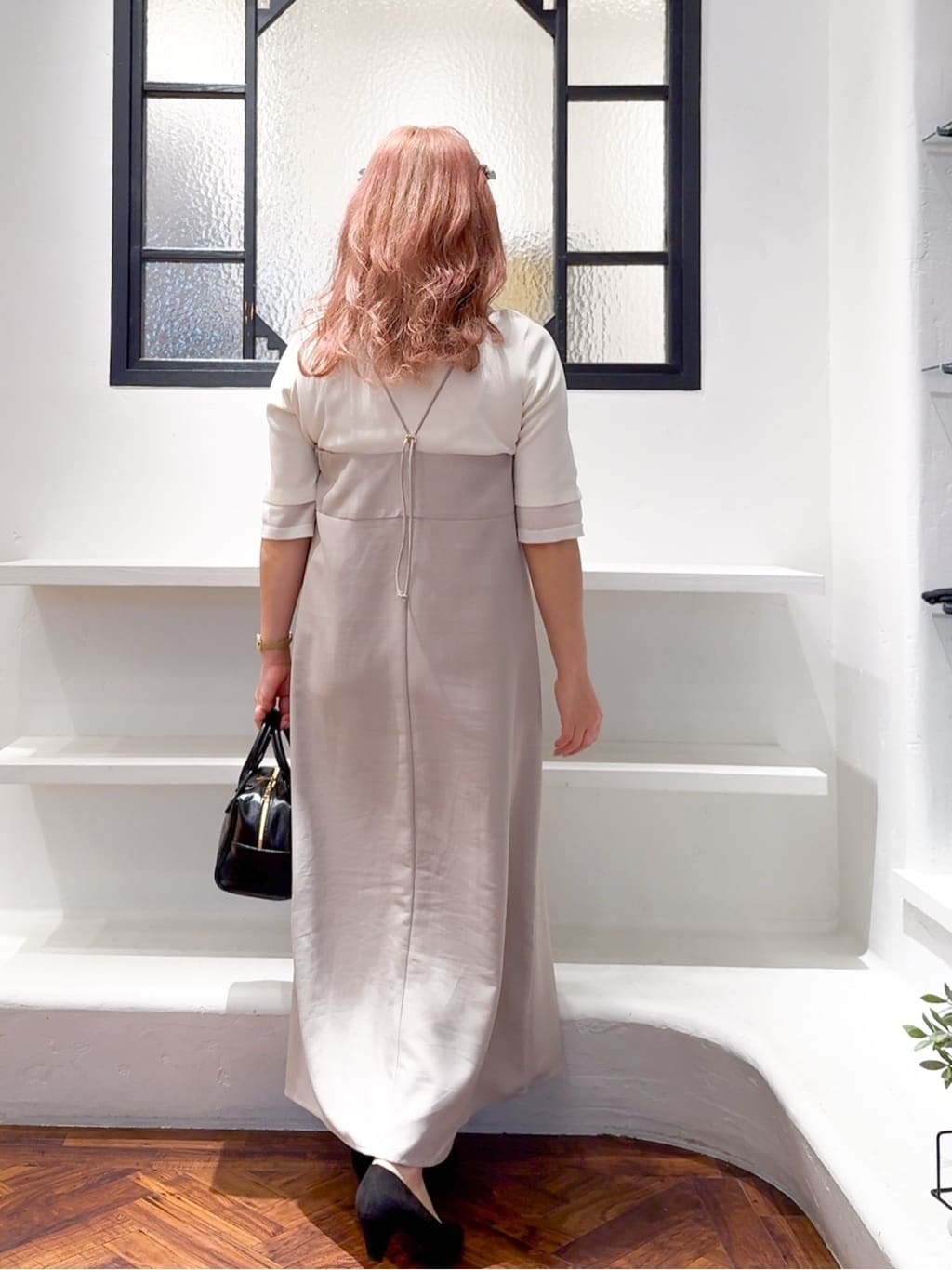 Harukaさんの「grove｜【カセット服】洗えるAラインキャミワンピース」を使ったコーディネート