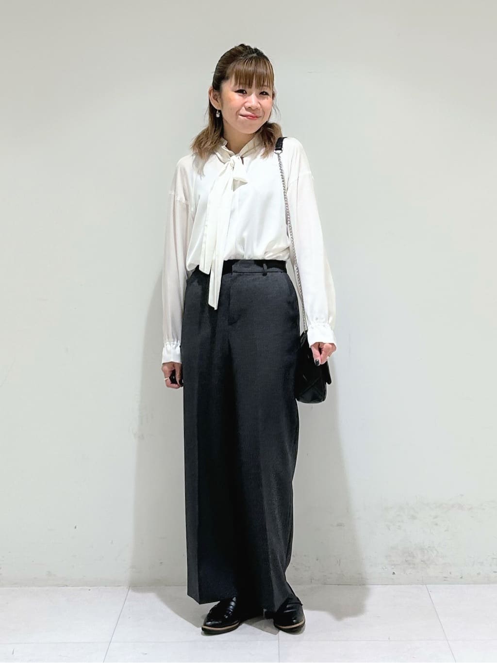 tsuyuさんの「INDIVI｜キルトフラップバッグ」を使ったコーディネート