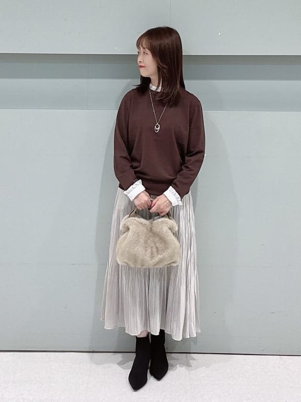 makiさんの「UNTITLED｜【着回しが効く／オンオフアウター】ウールショートコート」を使ったコーディネート