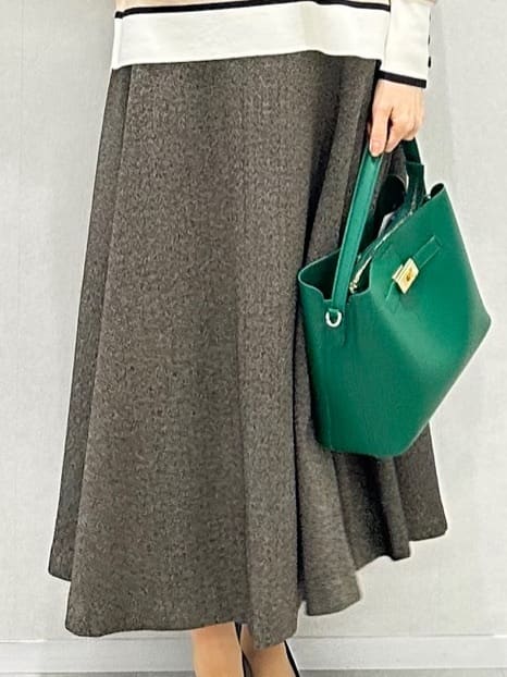 Miwaさんの「UNTITLED｜【アンサンブル可/洗える】ウールミラノリブニット」を使ったコーディネート