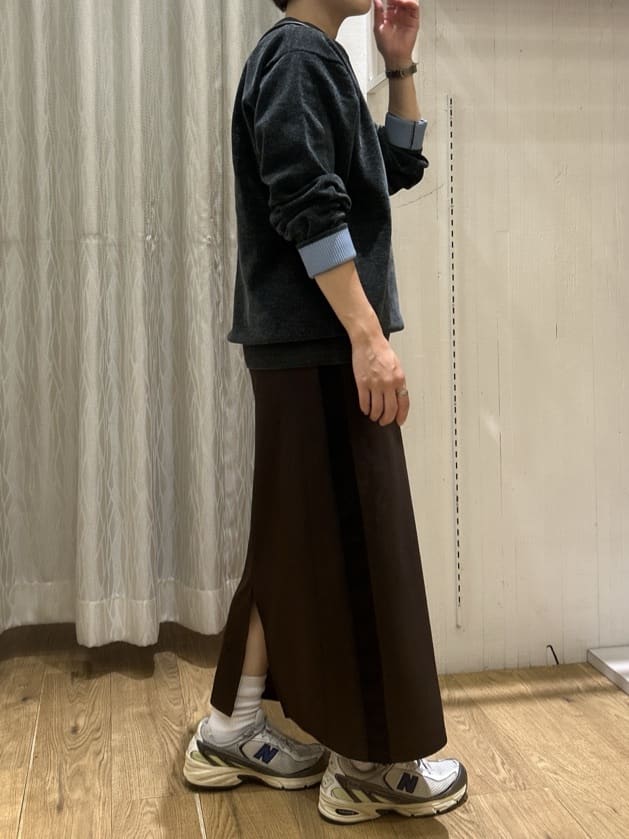 ga_riさんの「THE SHOP TK｜【触れるたびに心地良い】ライトモールニット　洗濯機OK/ユニセックスでおすすめ！」を使ったコーディネート