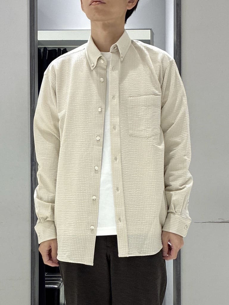 わいずみさんの「TAKEO KIKUCHI｜ストレッチ テーラードＴシャツ」を使ったコーディネート