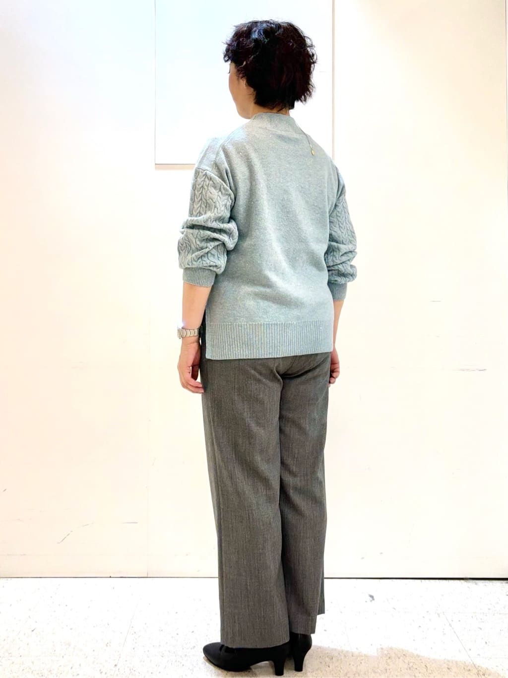 ヤスコさんの「Reflect｜【すっきりシルエット】ワイドクロップドパンツ」を使ったコーディネート