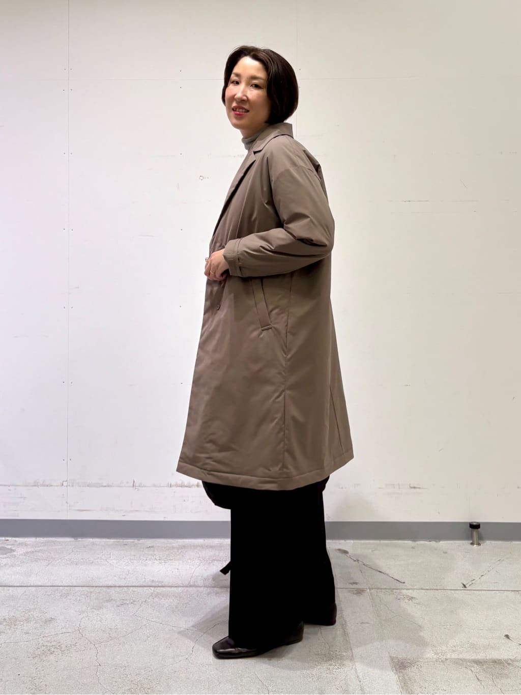 yuriさんの「INDIVI｜【洗える／薄手／ラメ】シアーラメニット」を使ったコーディネート