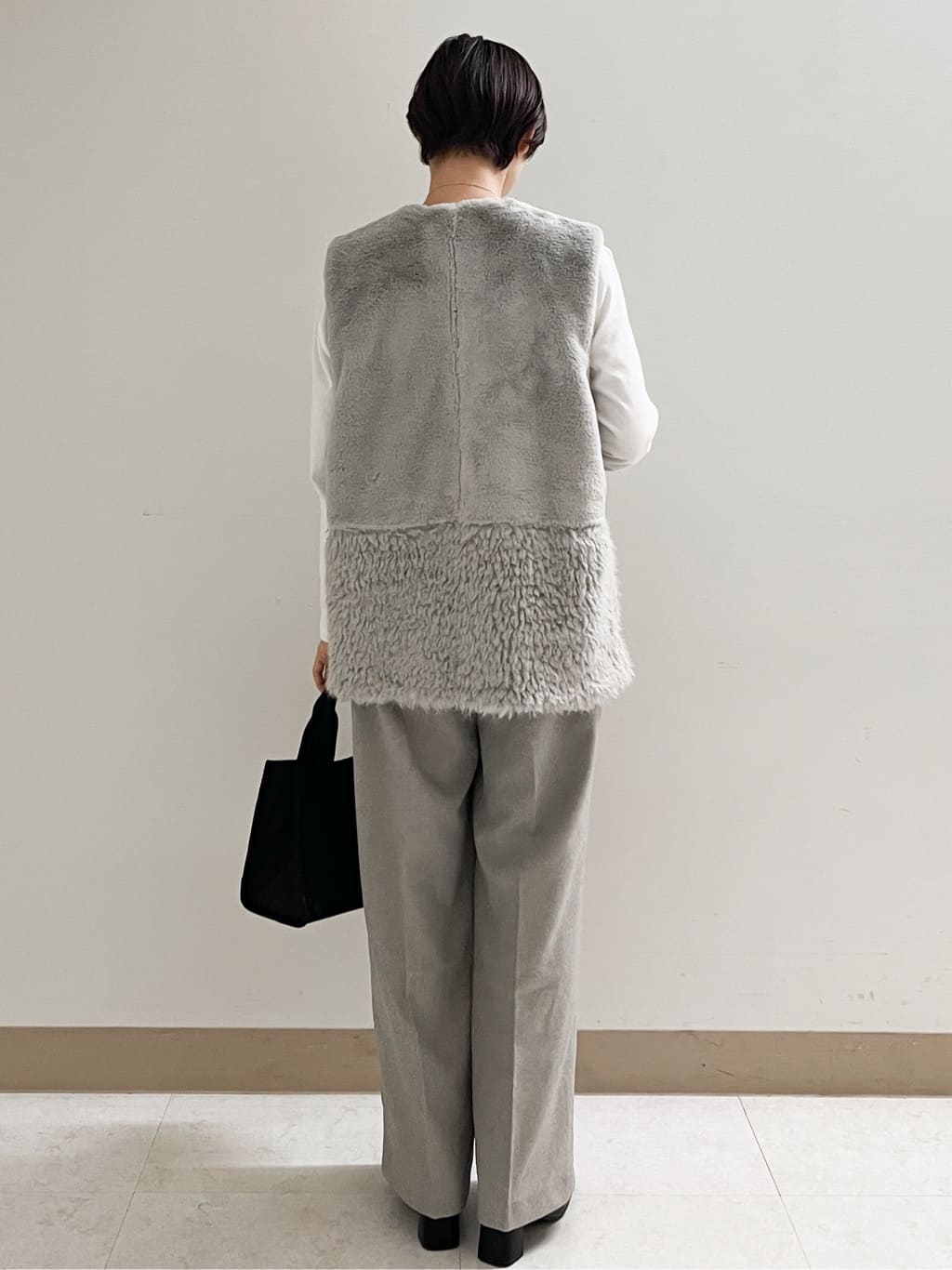 あかねさんの「OPAQUE.CLIP｜ロングロゴTシャツ【洗濯機OK】」を使ったコーディネート