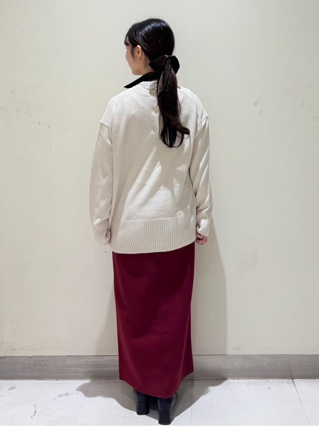 きみさんの「OPAQUE.CLIP｜シアーハイネックトップス【洗濯機OK】」を使ったコーディネート