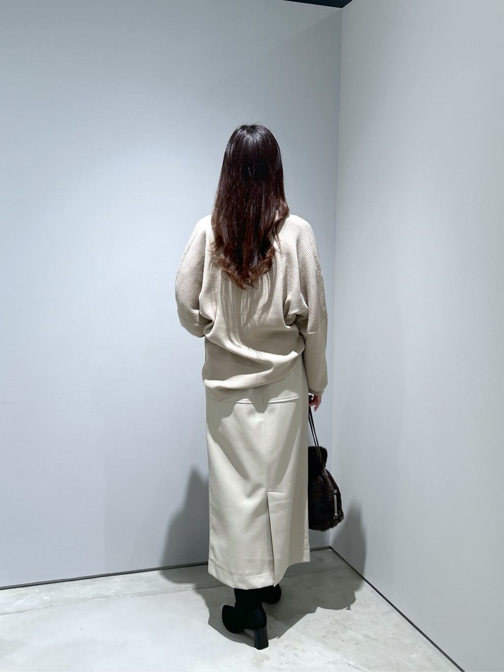 Renoさんの「INDIVI｜【再入荷】フォルムリブニットカーディガン」を使ったコーディネート