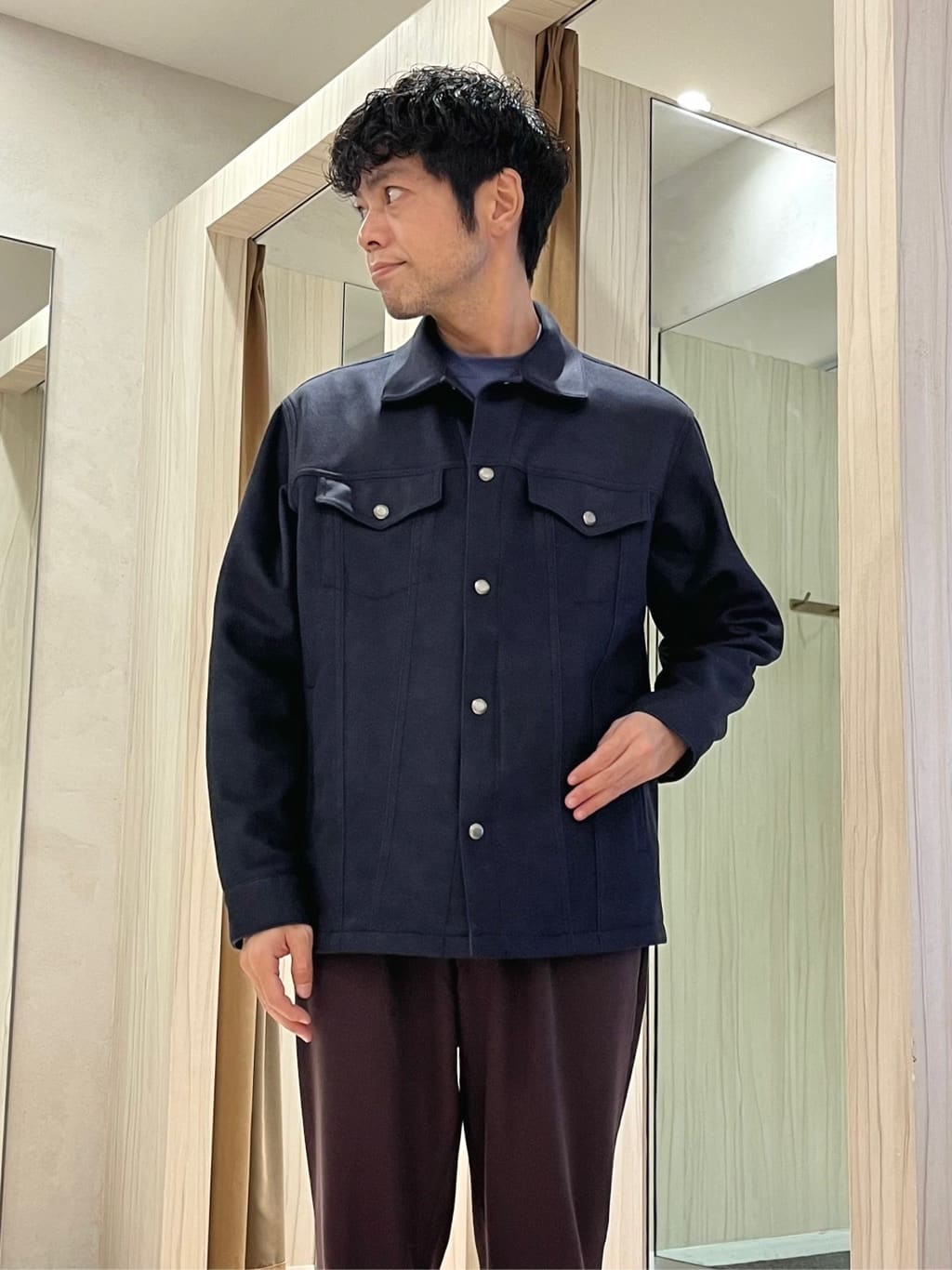 URAさんの「TAKEO KIKUCHI｜【3WAY】グレンチェック ダウンライナー ブルゾン」を使ったコーディネート