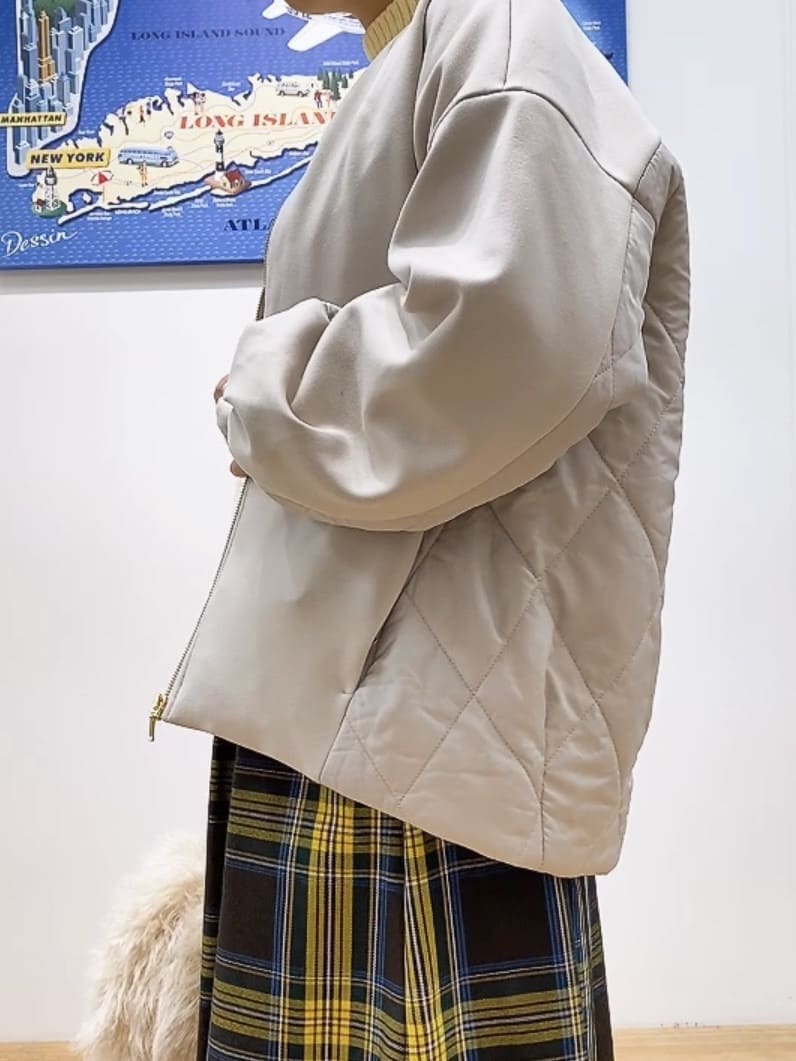 Hamaさんの「Dessin｜ダンボールジップブルゾン」を使ったコーディネート