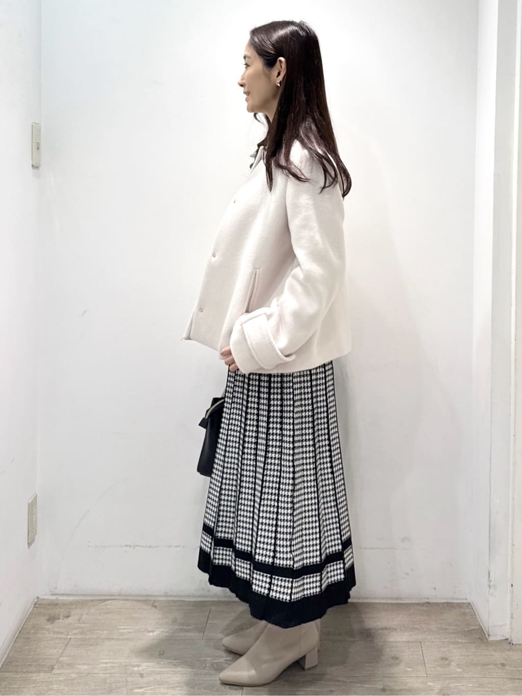 yuicciさんの「OPAQUE.CLIP｜メタル&times;フェイクパール Y字ラリエットネックレス」を使ったコーディネート