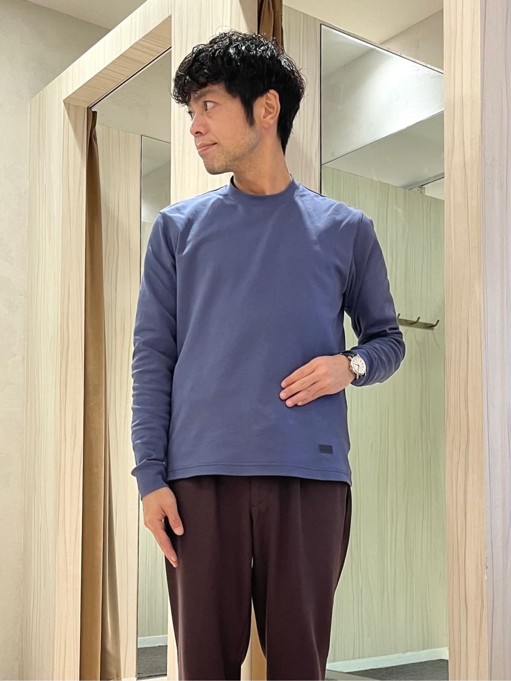 URAさんの「TAKEO KIKUCHI｜ストレッチ テーラードＴシャツ」を使ったコーディネート
