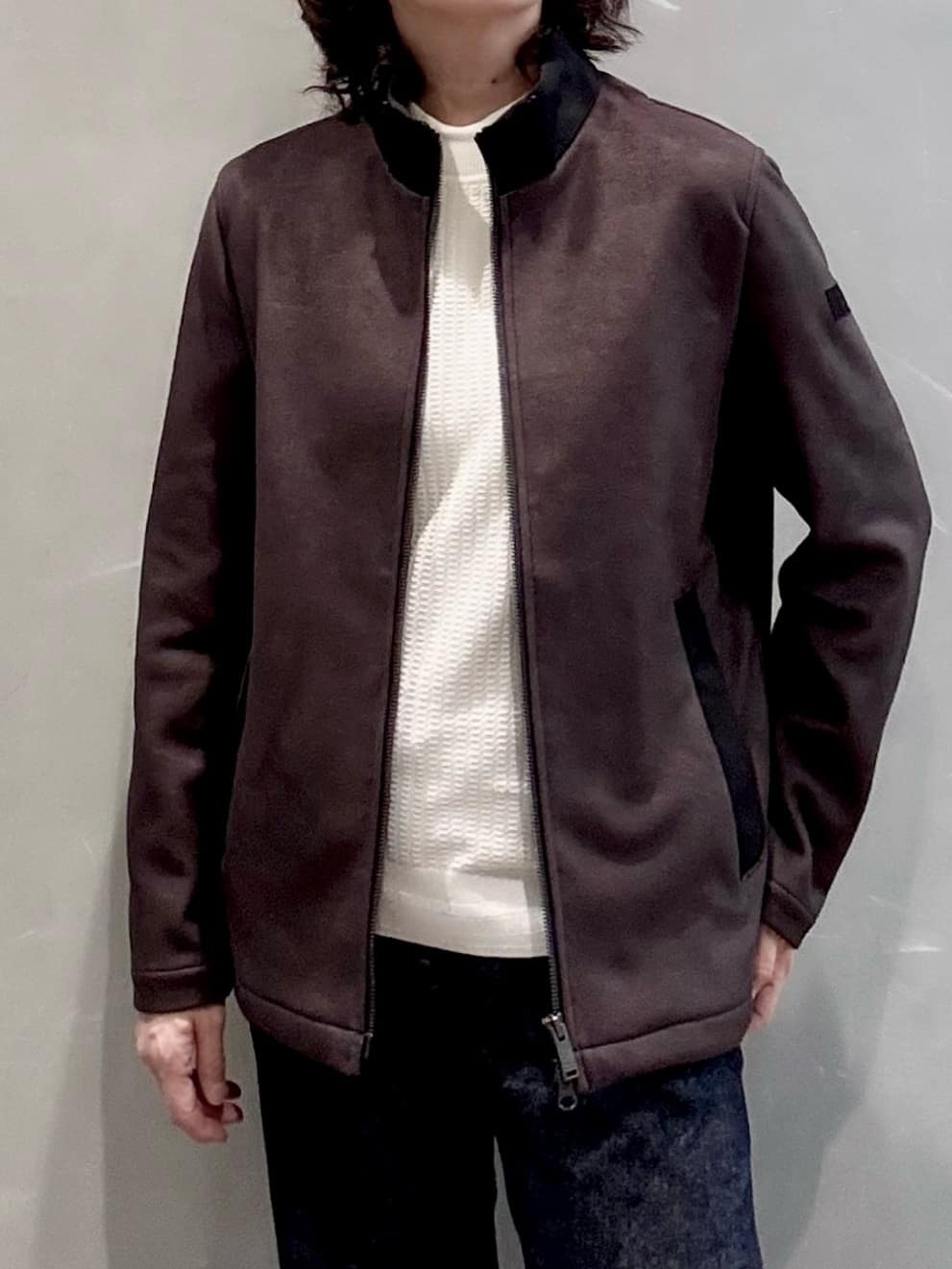 のぐみさんの「TAKEO KIKUCHI｜【JUST ONE LAYER】ダウンファブリック ジップアップ フード ブルゾン」を使ったコーディネート