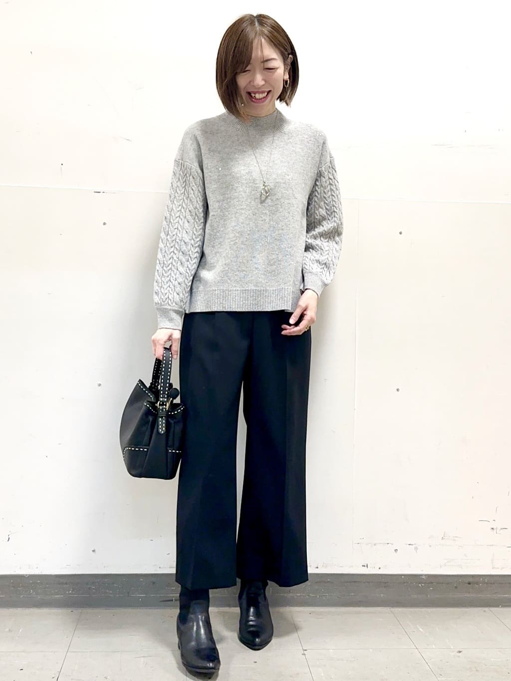 イト子さんの「Reflect｜【腰周りすっきり◎】ワイドクロップドパンツ」を使ったコーディネート