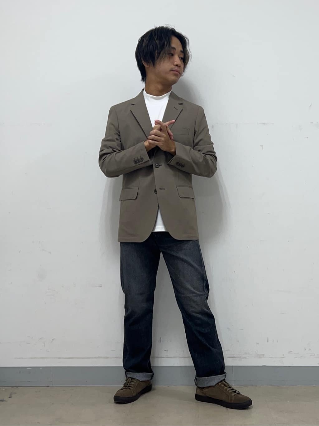 Hiroさんの「TAKEO KIKUCHI｜【COOL CITY WEAR】アーバンクール ジャケット /接触冷感・吸水速乾」を使ったコーディネート