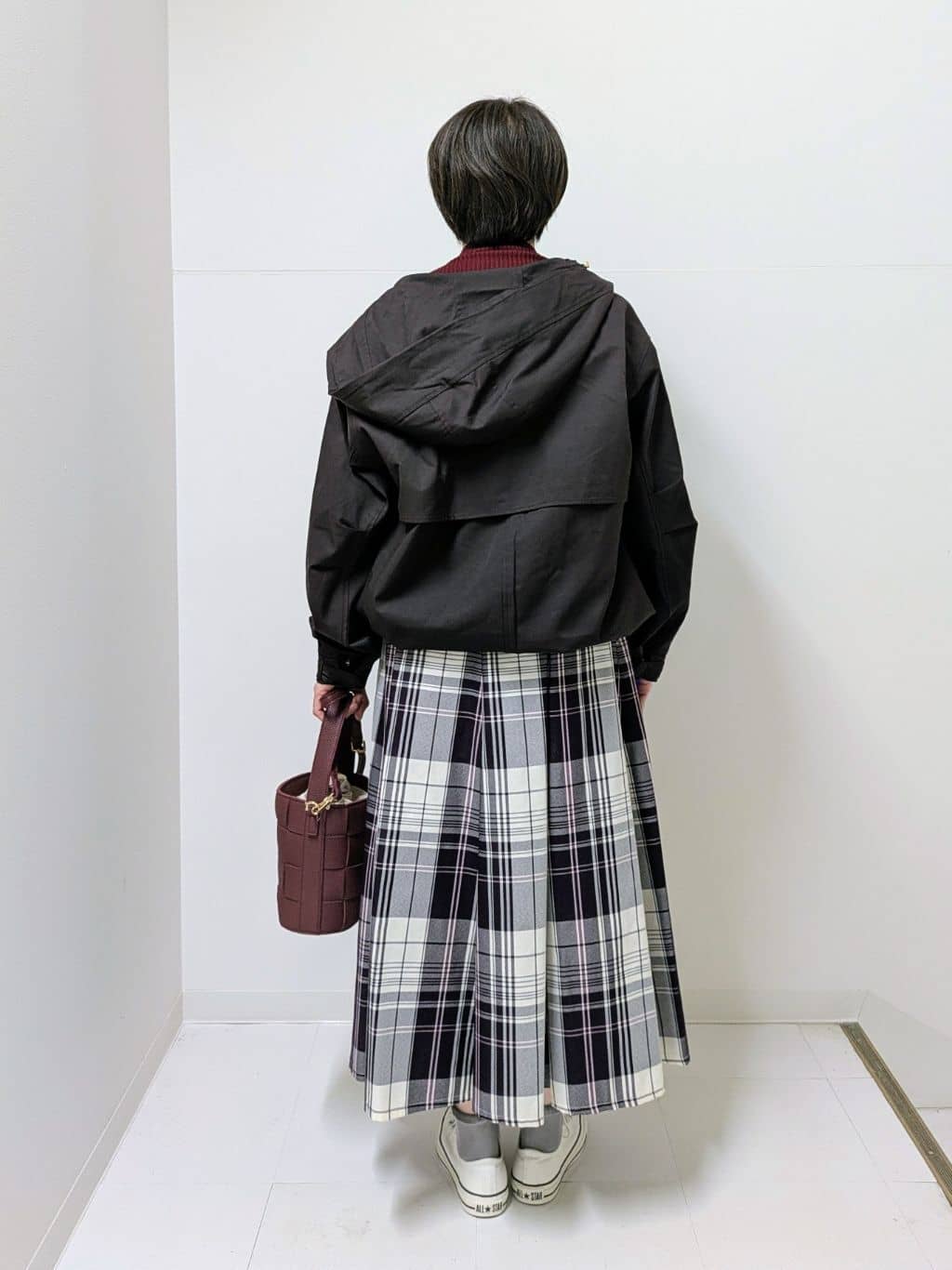 Asaさんの「Dessin｜【洗える】リブタートルネックニット」を使ったコーディネート