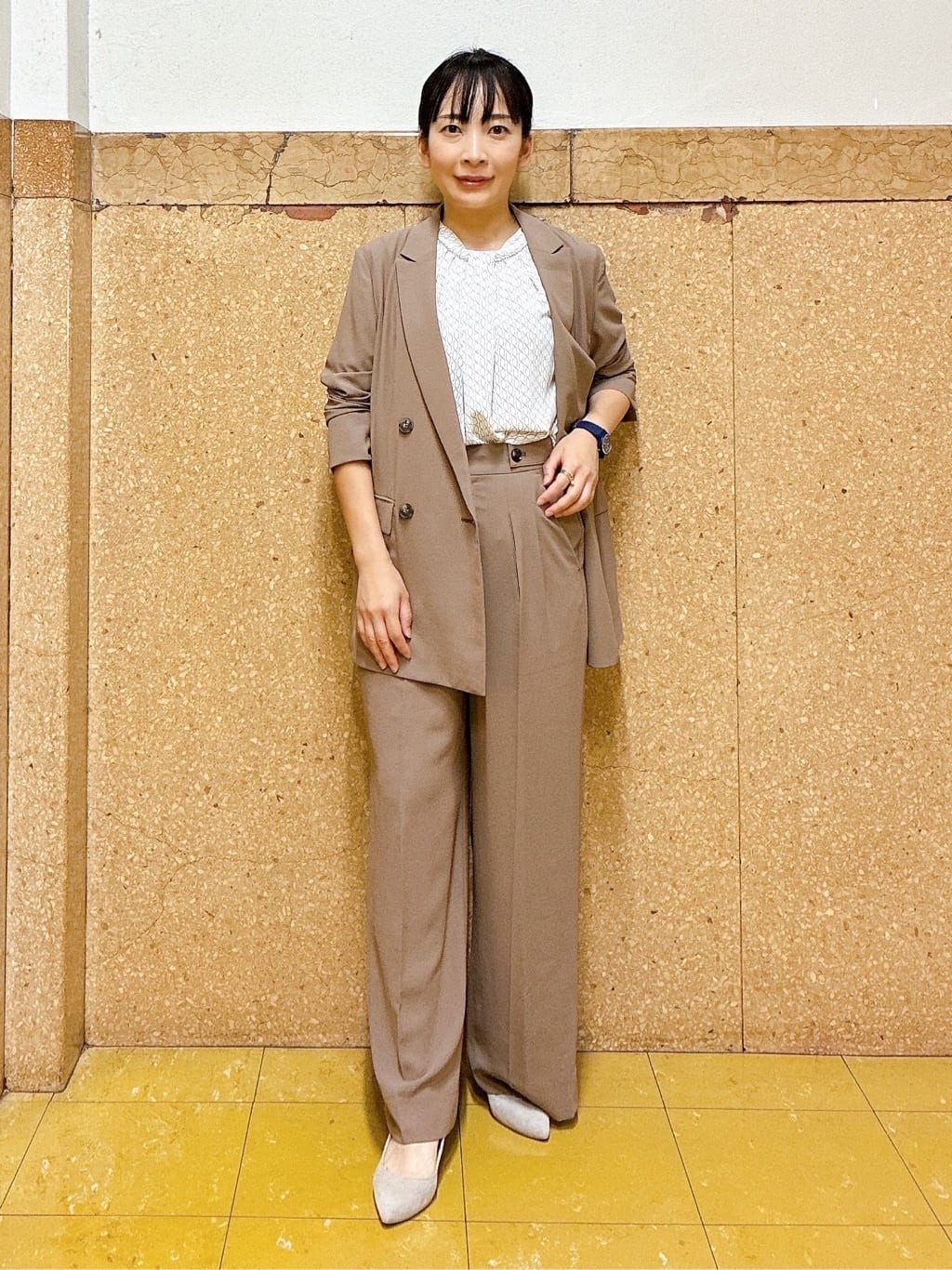 hattoriさんの「INDIVI｜【日本製】ビスチェインナータンクトップ」を使ったコーディネート