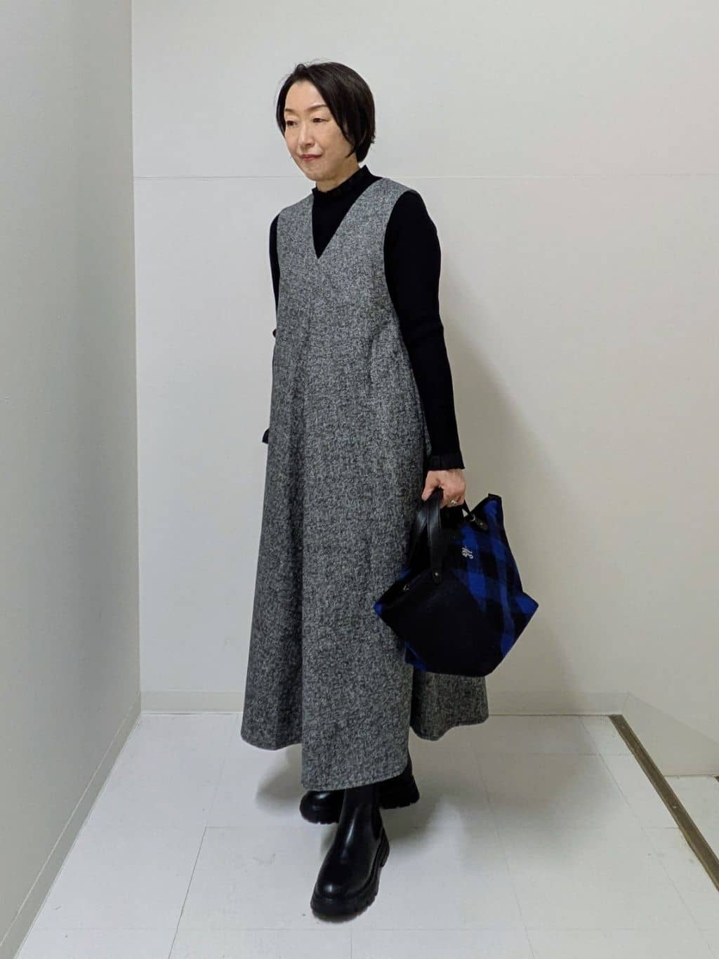 Asaさんの「Dessin｜【洗える】オーガンジーフリルニット」を使ったコーディネート