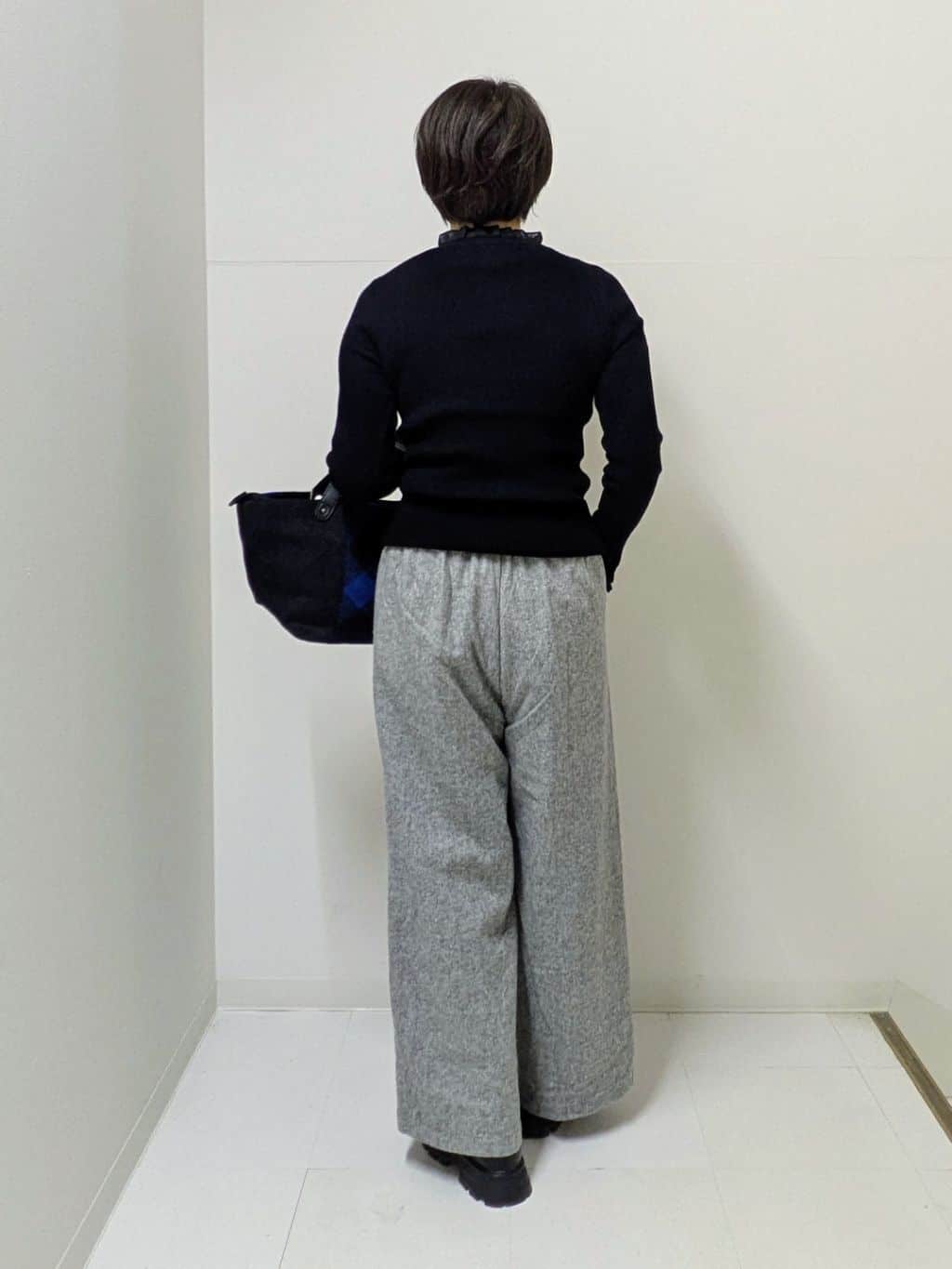 Asaさんの「Dessin｜【洗える】オーガンジーフリルニット」を使ったコーディネート