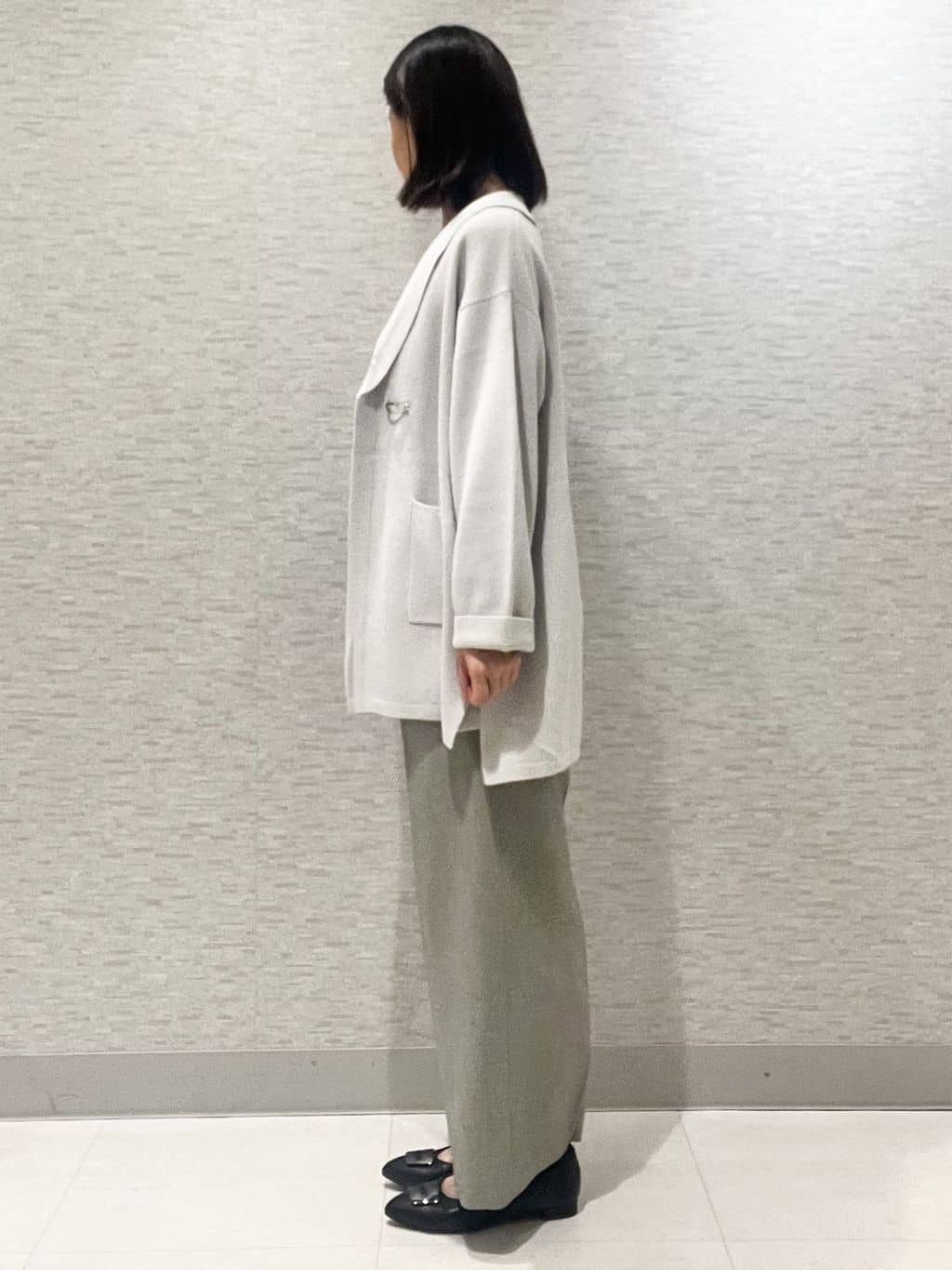 marikoさんの「Reflect｜【ライトアウター／気軽な羽織に◎】オフボディカーディガン」を使ったコーディネート