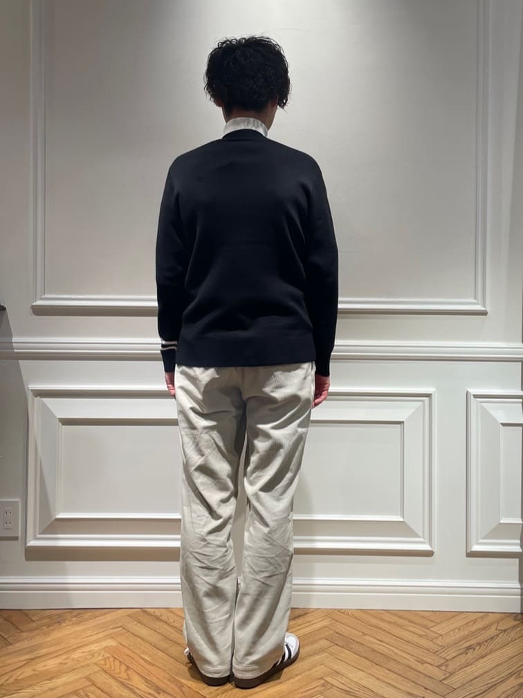 橋本さんの「DRESSTERIOR｜ウォッシャブル コットンカシミヤスムースカーディガン」を使ったコーディネート