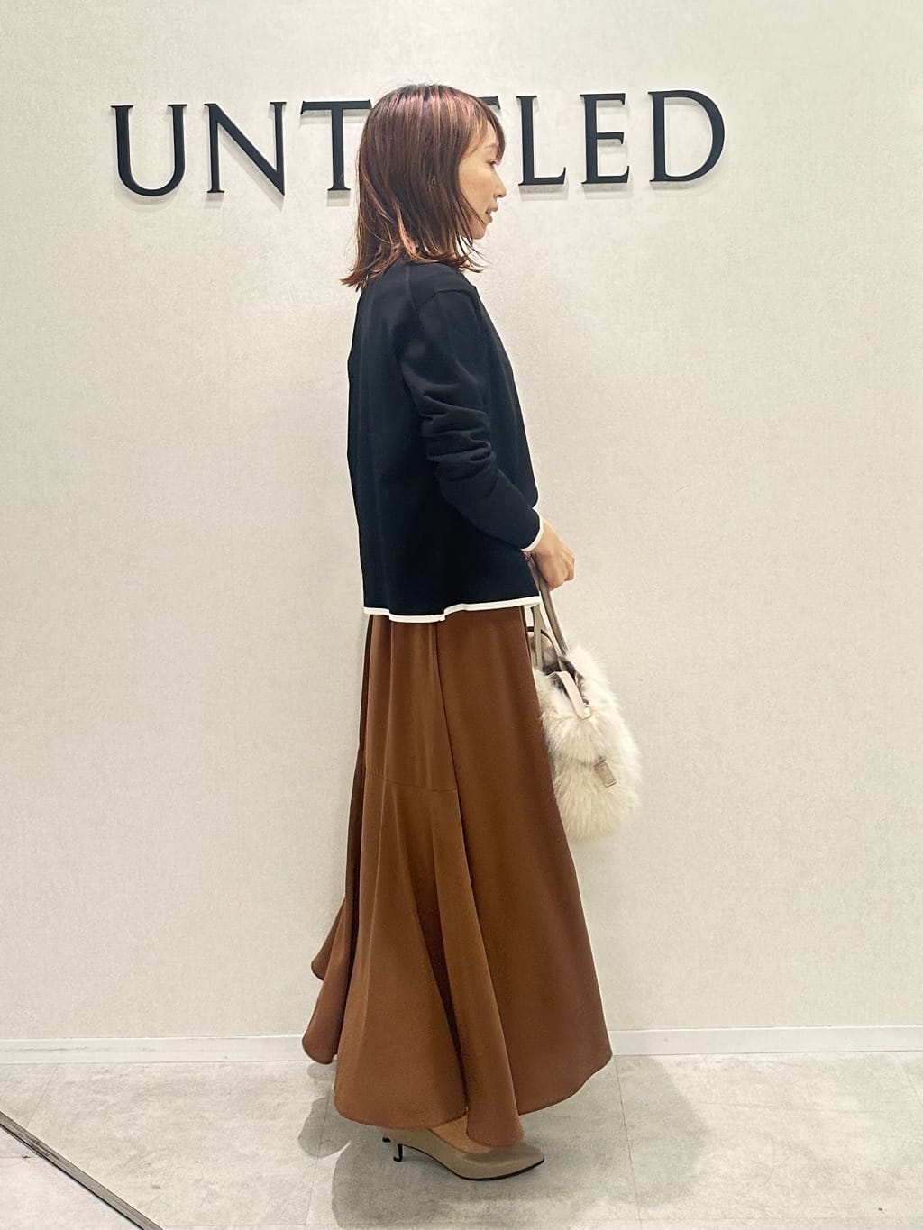 Miwaさんの「UNTITLED｜【アンサンブル可/薄手】ベーシッククルーネックカーディガン」を使ったコーディネート