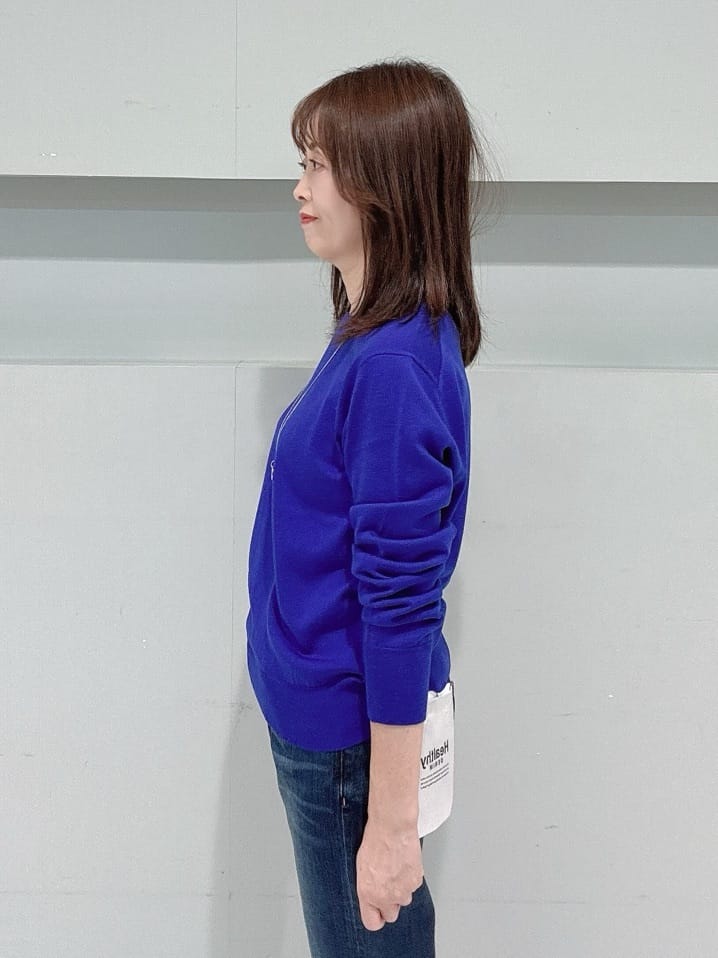 makiさんの「UNTITLED｜【アンサンブル可/洗える/ウール100%】クルーネックウールニット」を使ったコーディネート